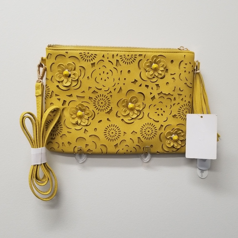 Crossbody yellow purse